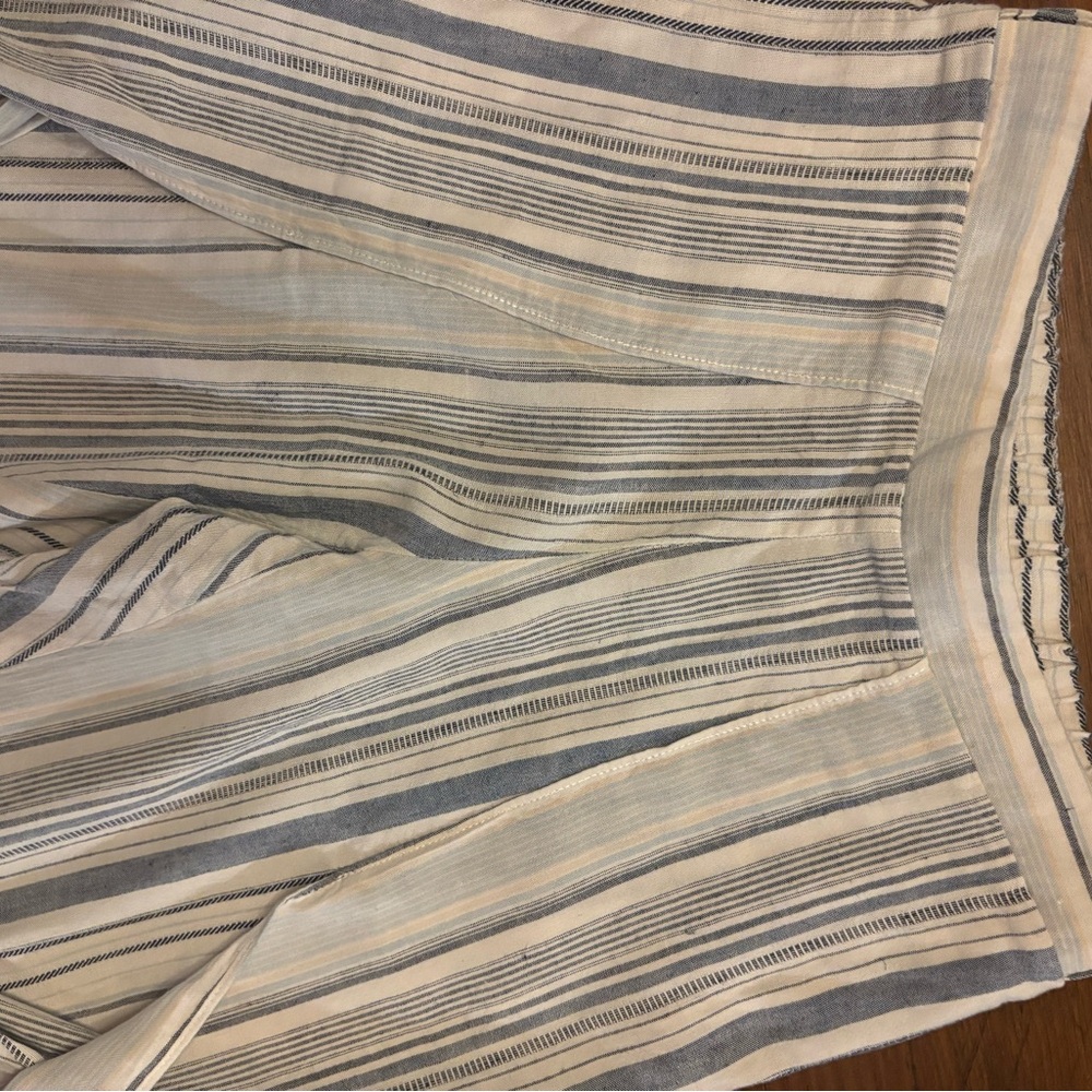 Striped Linen Shorts